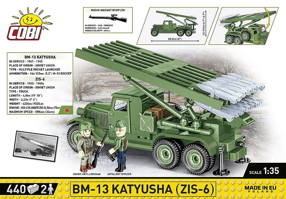 COBI 2280 BM-13 Katyusha (ZIS-6)