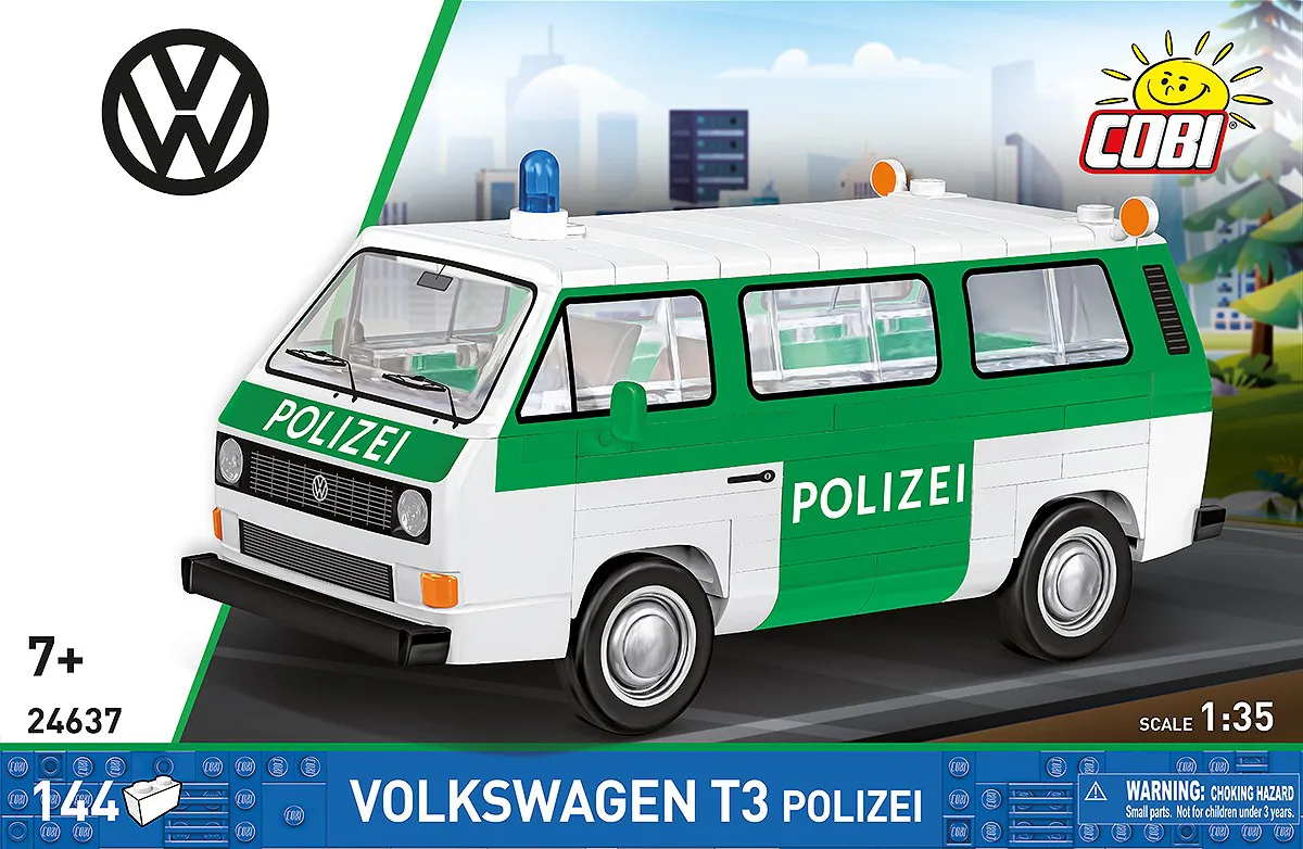 COBI 24637 Volkswagen T3 Polizei