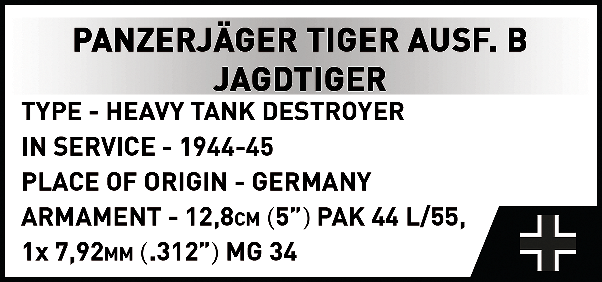 COBI 2674 Panzerjäger Tiger Ausf.B Jagdtiger