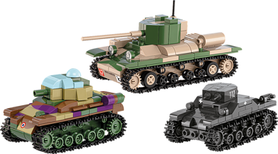 COBI 2740 Renault R35 - Valentine IX - Panzer I