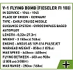 COBI 3134 V-1 Flugbombe (Fieseler Fi 103) - Limited Edition