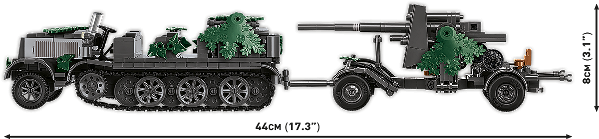 COBI 3139 Sd.Kfz.8 & 8.8 cm Flak18 - Limited Edition