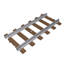 COBI 6286 Straight Track Brick