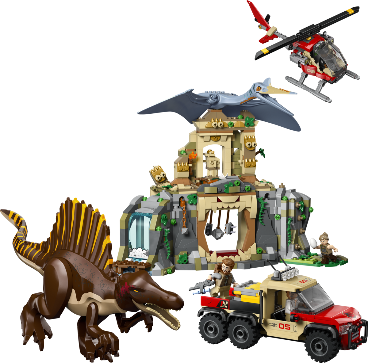 COBI 76976 COBI 76976 Name: Spinosaurus & Quetzalcoatlus Luftmission